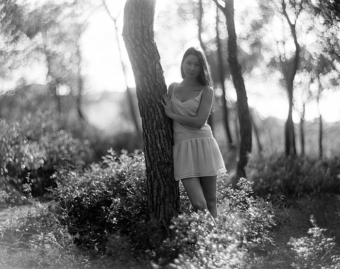 Orinta Romanovskaja sesión fotográfica en film Cap Salou Tarragona Contax 645_ 01